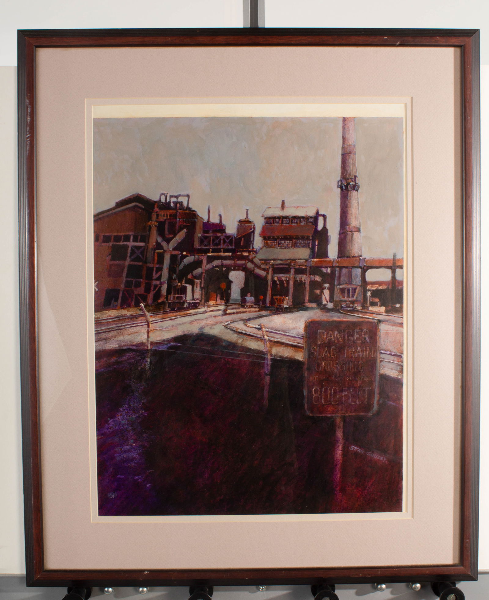 Railroad Oil Painting by Stan Goudey (1 of 11)