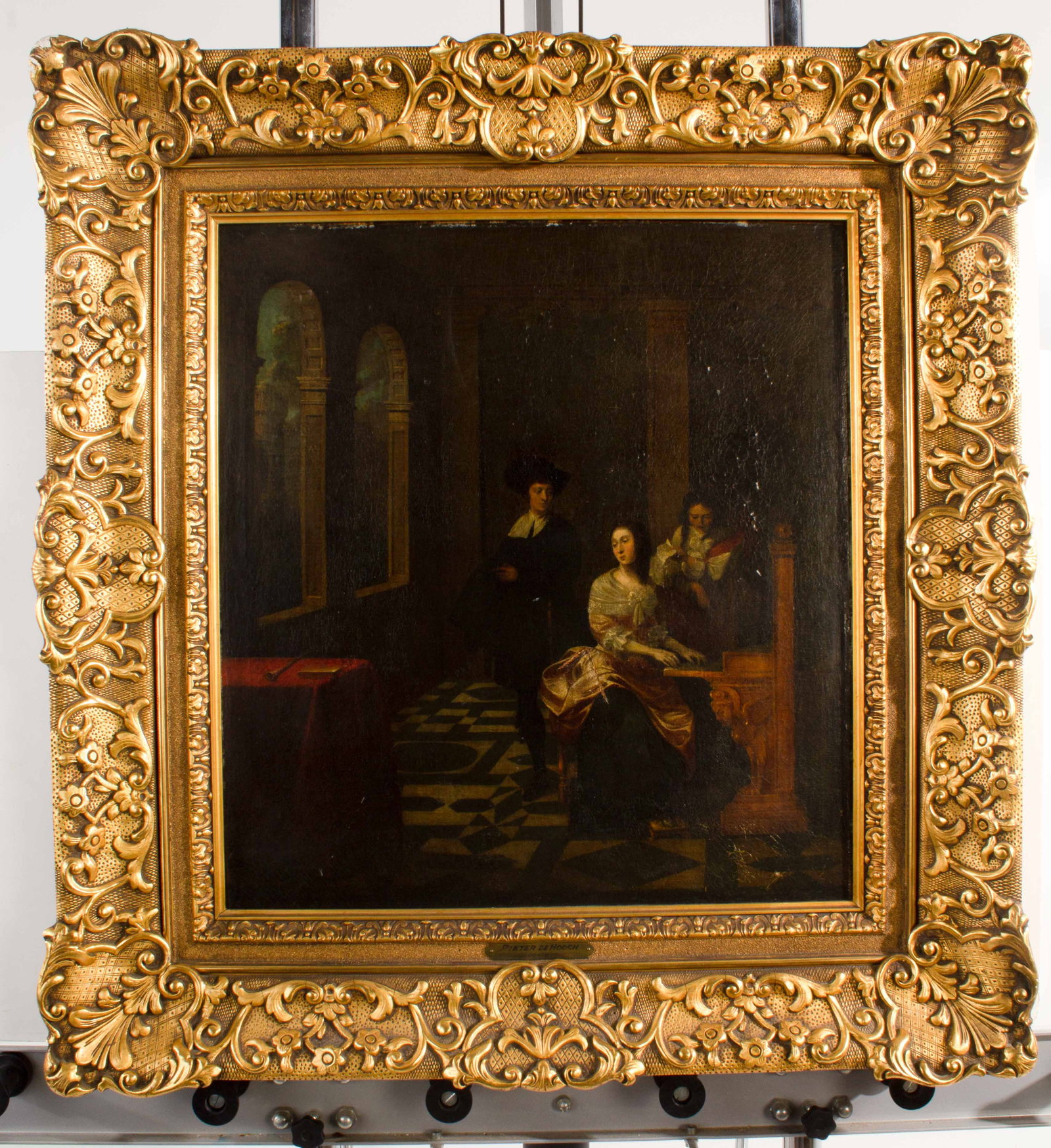 Peiter DeHooch 1629-1677 Framed Oil Painting. (1 of 14)