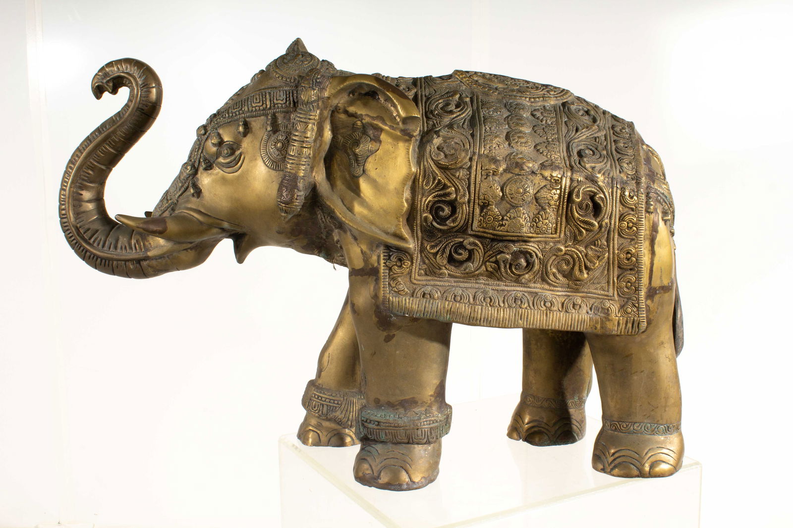 Brass Indian Elephant Statue (1 of 15)