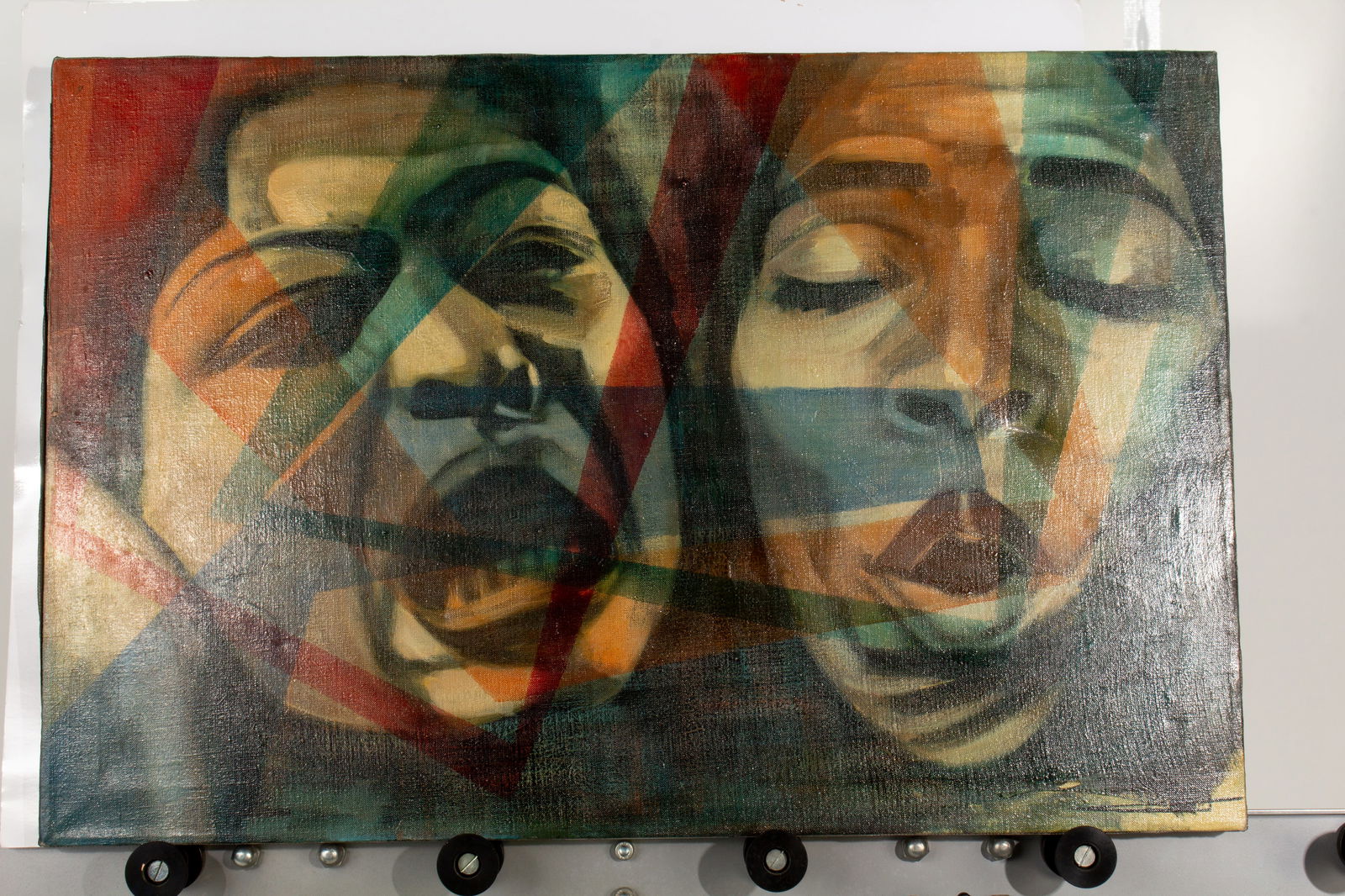 Mendij - Surrealism Oil Painting Signed 1966 (1 of 11)