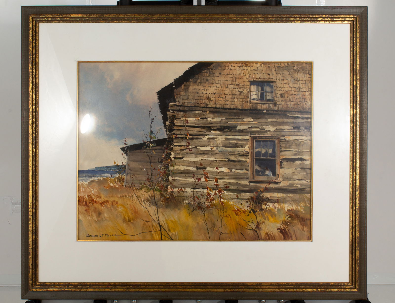 Gerard C.F.Miller "The Abandoned Shack" Tempera Painting (1 of 8)