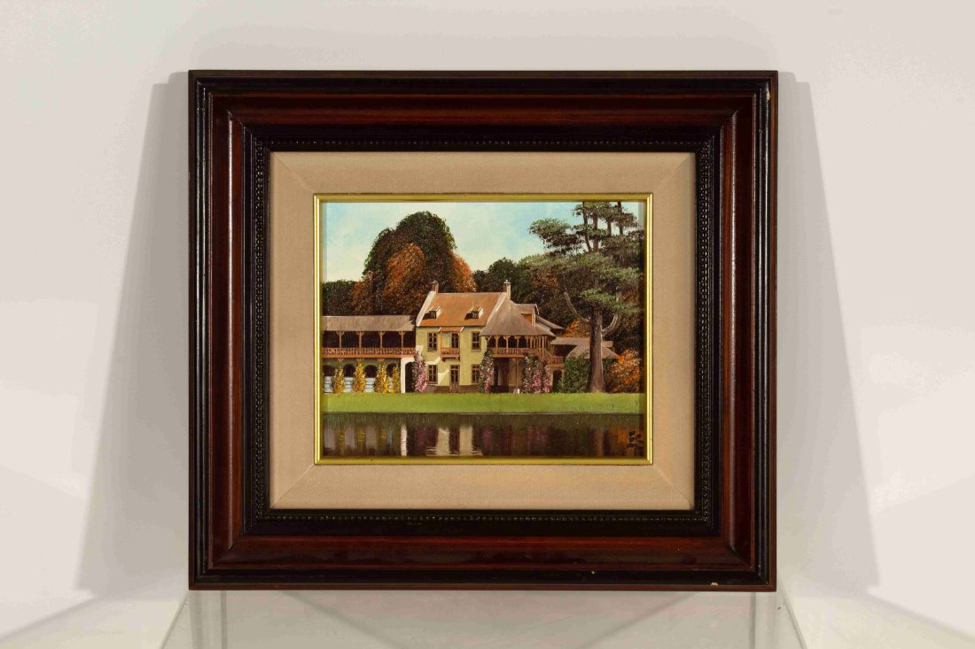 Eugene Schmidt - Oil Painting - House in Santa Barbara (1 of 20)