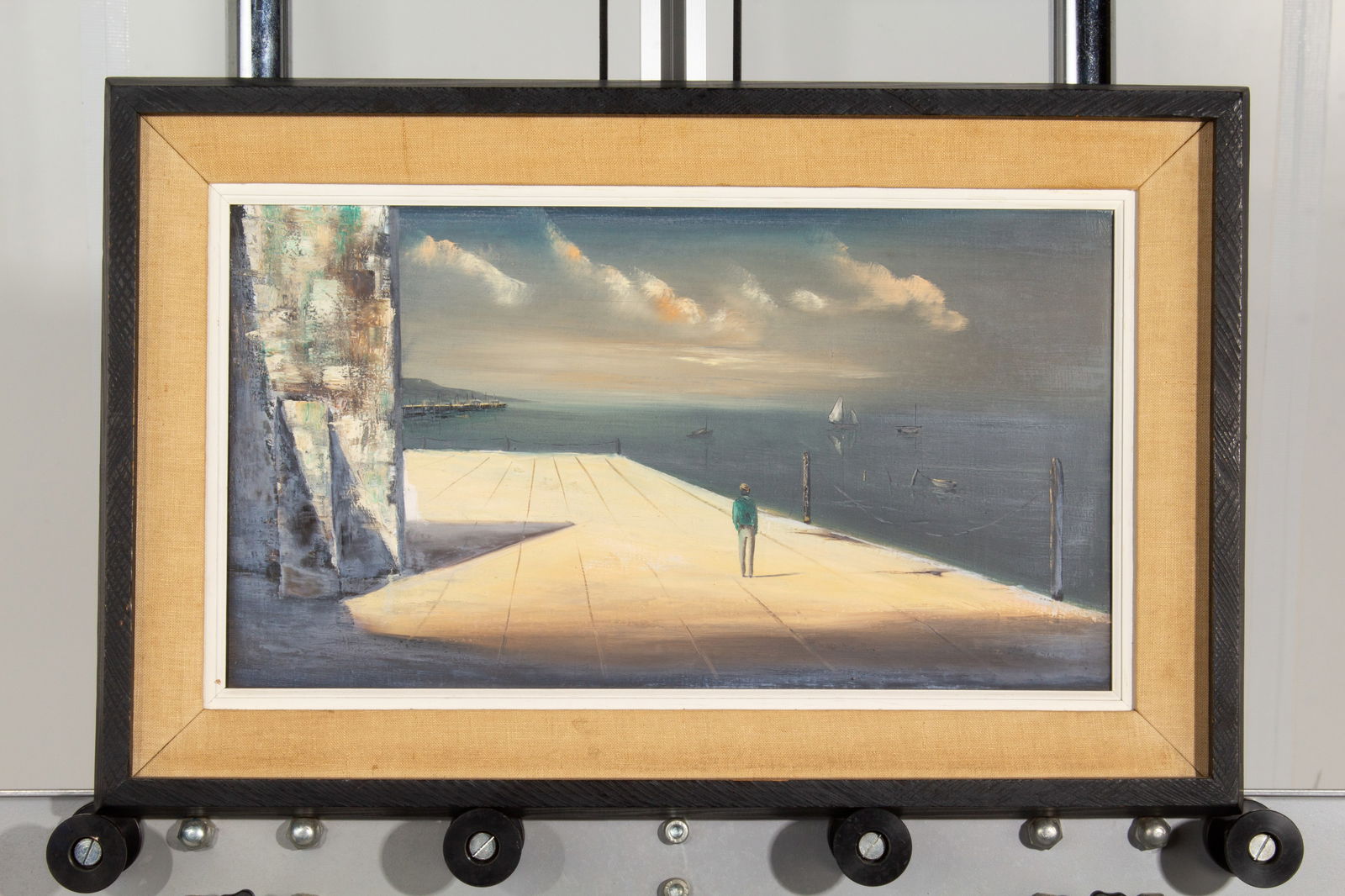John J. Stancin - Empty Harbor - Oil Painting on Canvas (1 of 11)