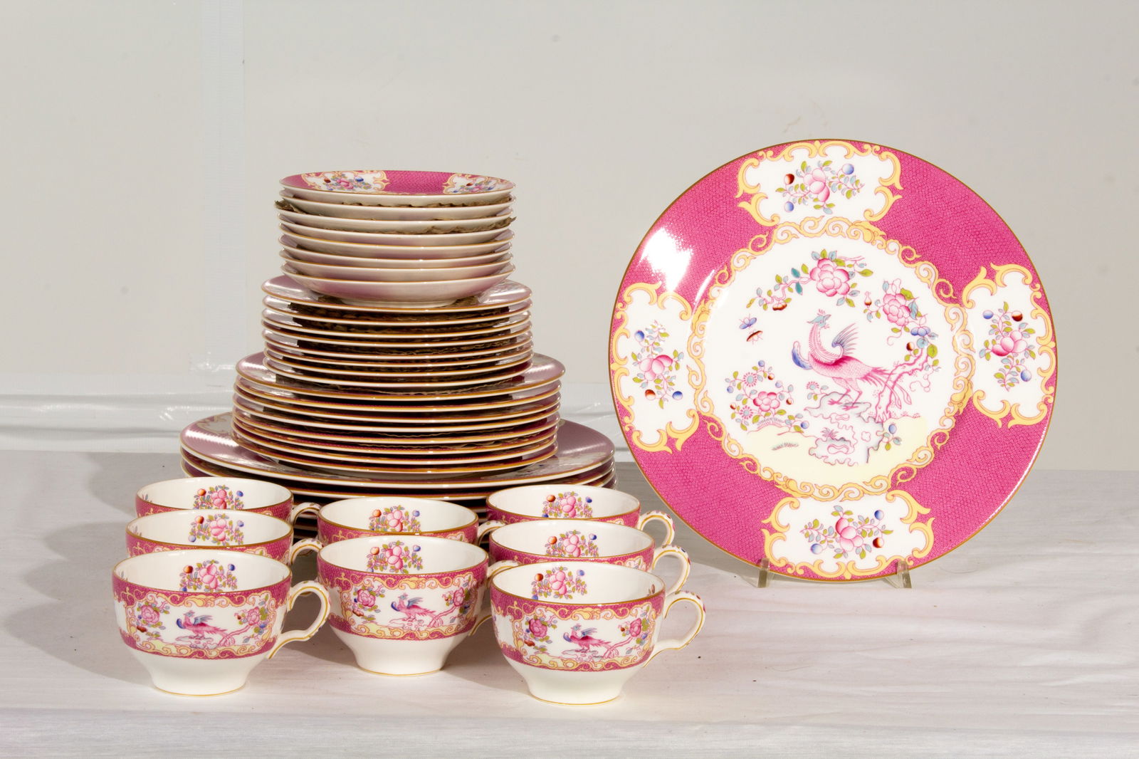 Minton "Cockatrice" Dish Set Service for 40 Piece Service for 8 (1 of 14)