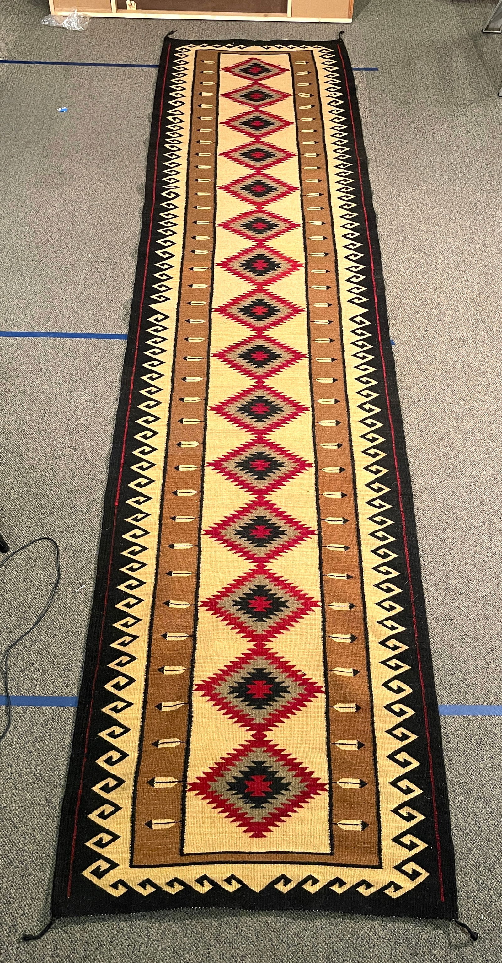 Navajo Design Runner Rug (1 of 8)