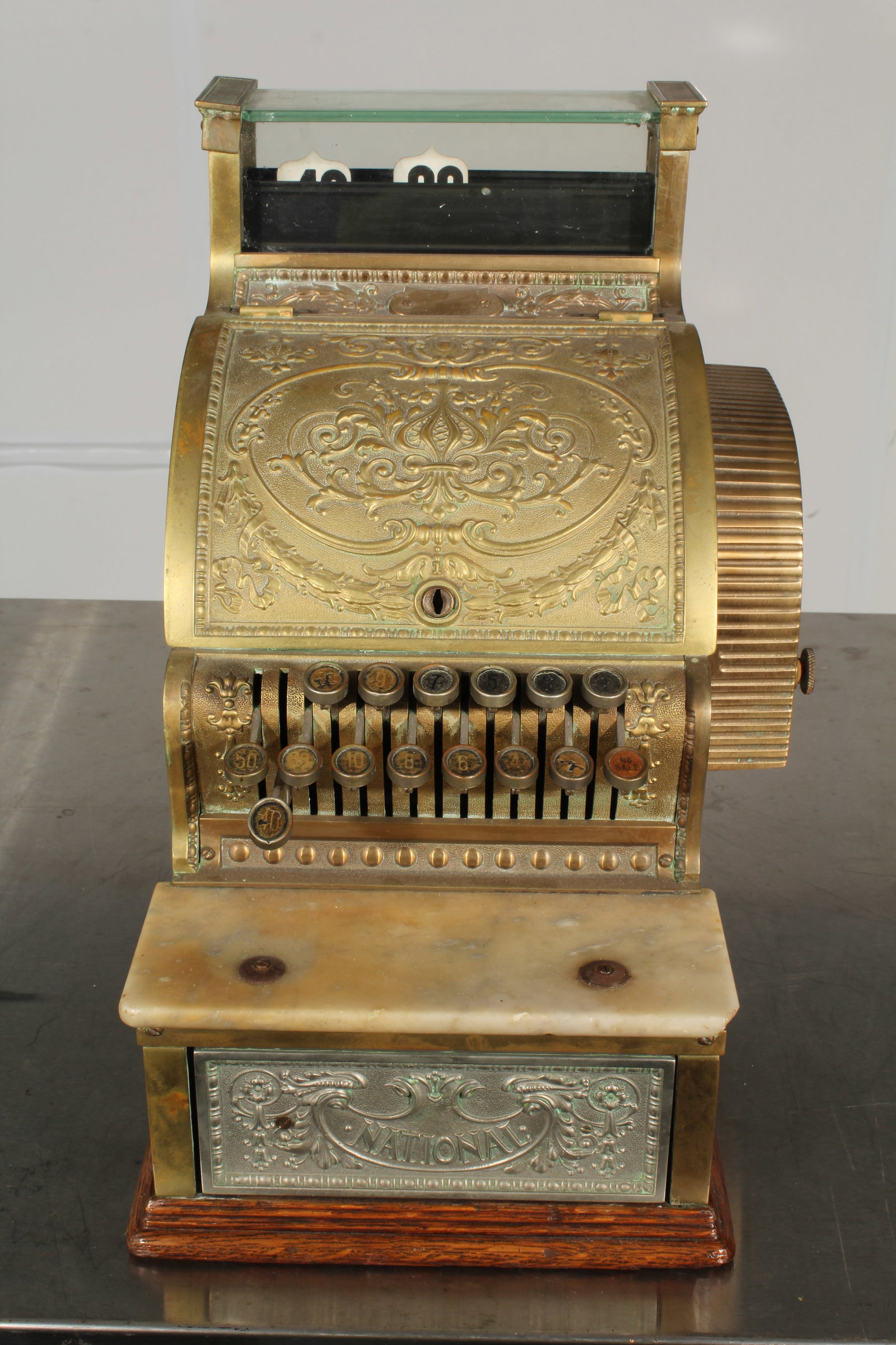 Brass National Cash Register: Brass National Cash Register