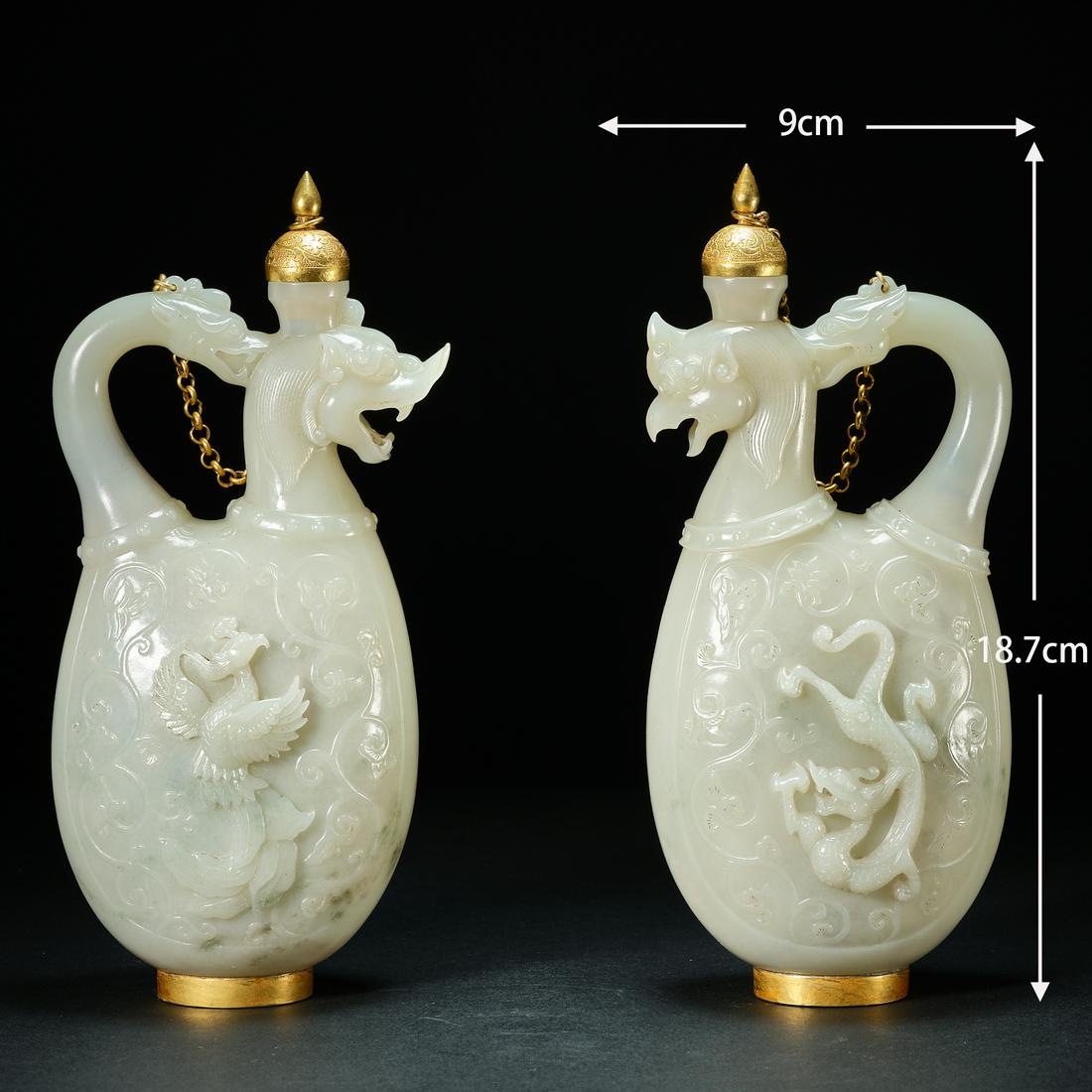 And Tian Yulong Phoenix pair pot (1 of 11)
