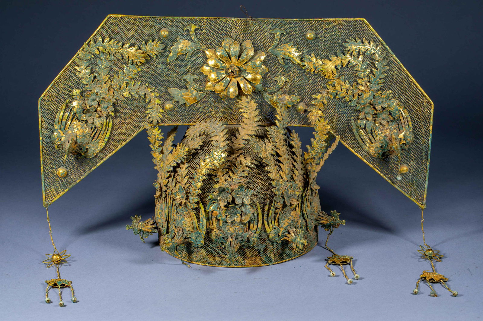 Ancient Chinese filigree phoenix crown (1 of 10)