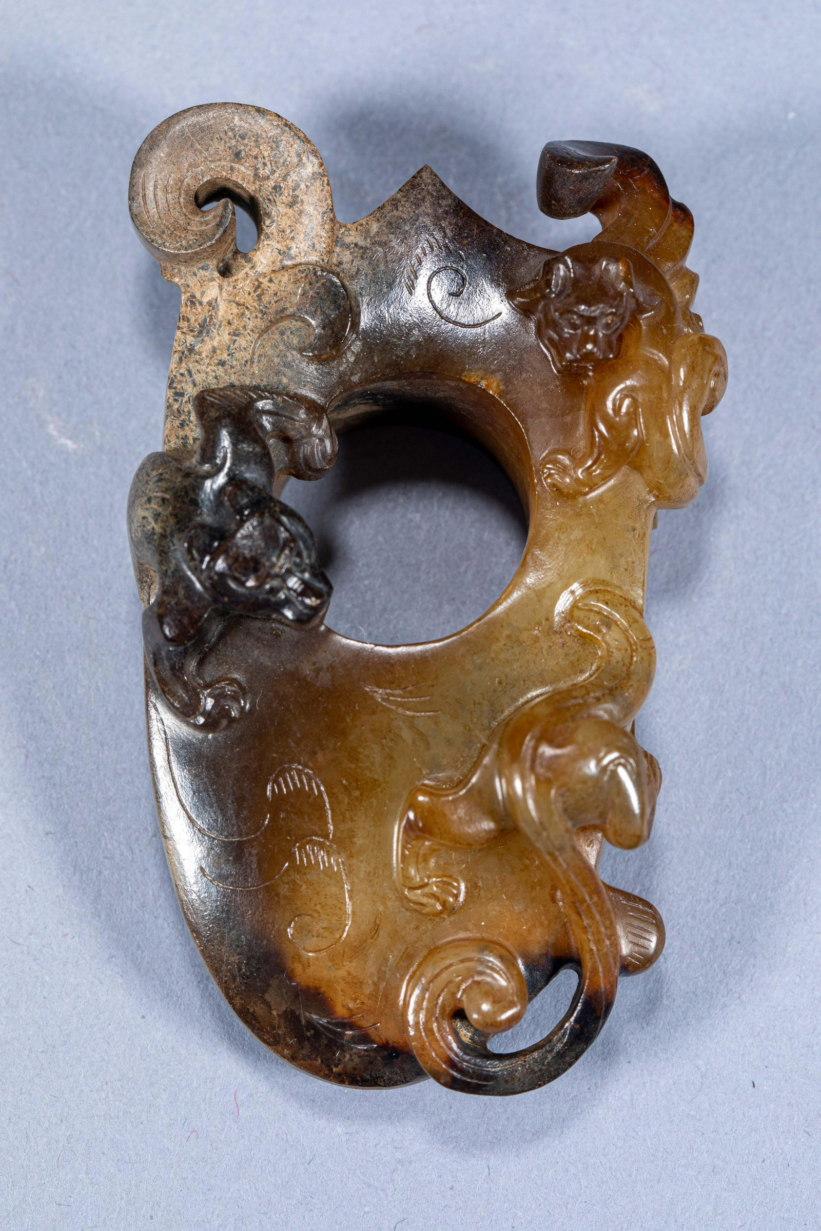 Ancient Chinese Chilong Jade Jue (1 of 6)