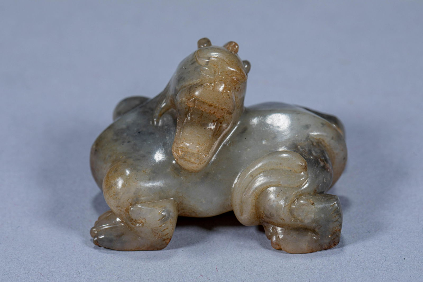 Ancient Chinese jade beast (1 of 6)