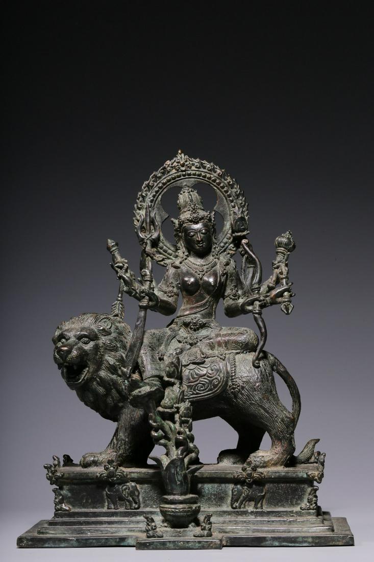 BeforetheMingDynasty,thebronzeseatedstatueofZiziGuanyin (1 of 9)