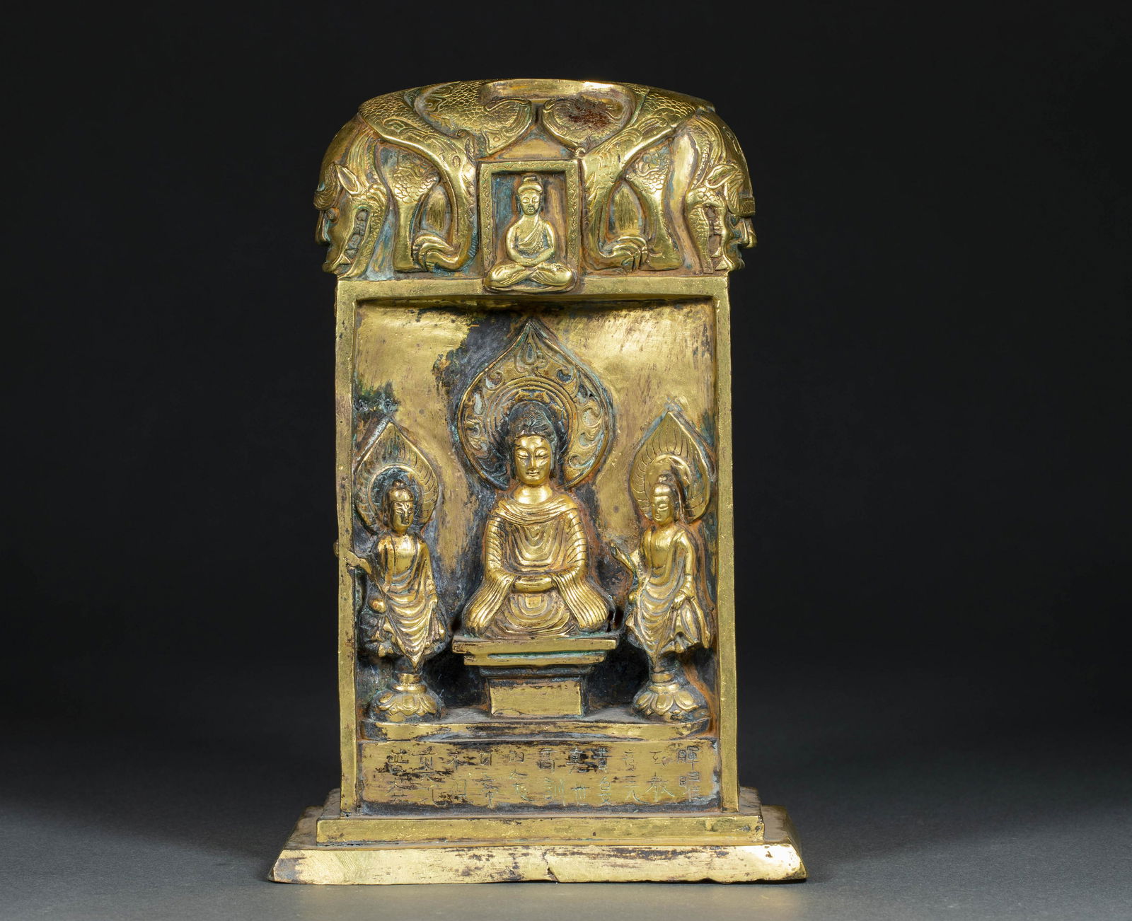 GildedShakyamuniCombinationBuddhabeforetheMingDynasty (1 of 14)