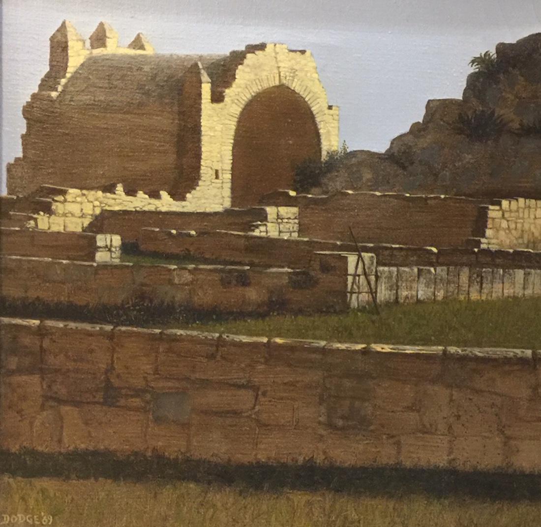 J.Dodge "Ruins of Spanish Church & Mayan Buildings, Yucatan", 1969. (1 of 5)