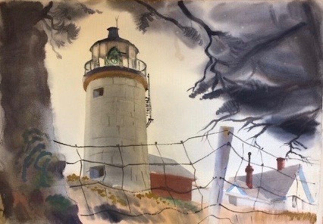 "Monhegan Light, Maine", 1941. (1 of 4)