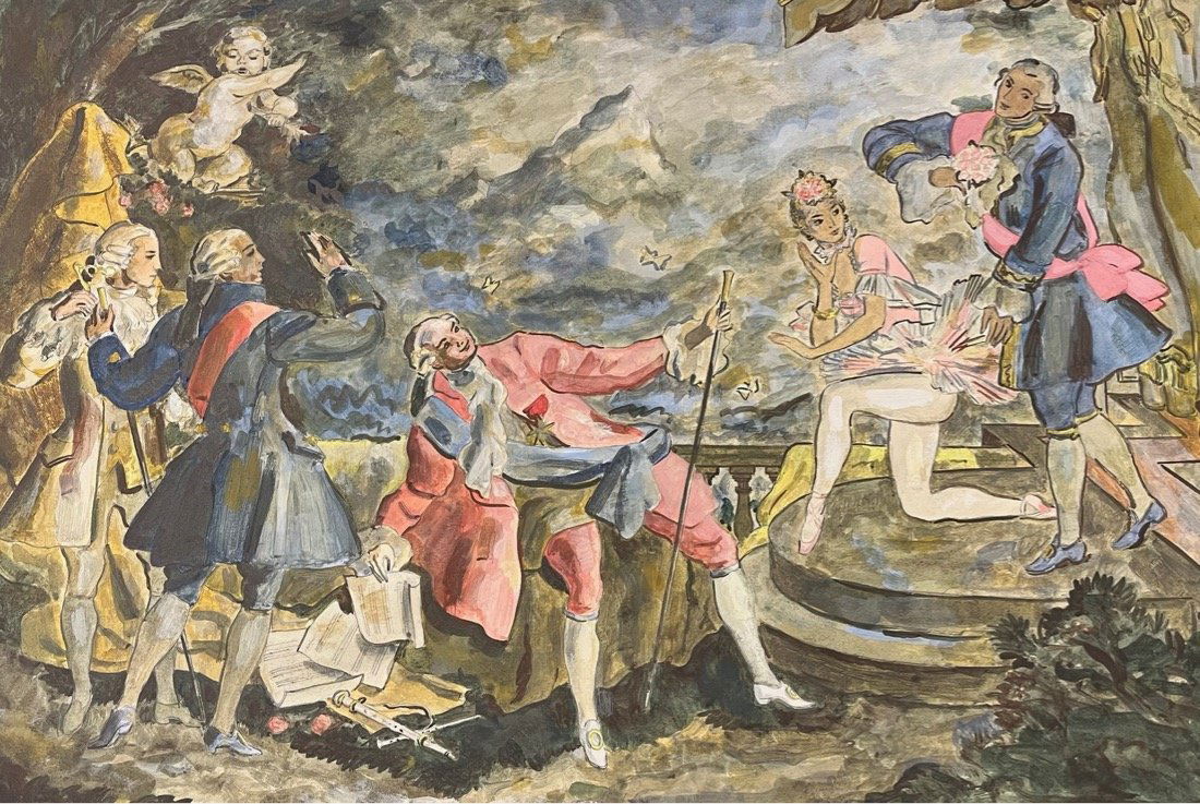 Paris - Fanciful theatrical French Court Intrigue by Herbert (1 of 3)