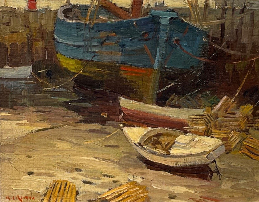 Derelict, Rockport oil painting by Antonio Cirino (1888-1983). (1 of 5)
