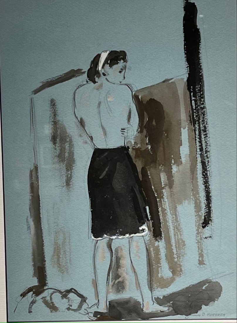 "The Black Slip": Fluid and Fresh Fashion Illustration by J.D. Herbert (1 of 4)