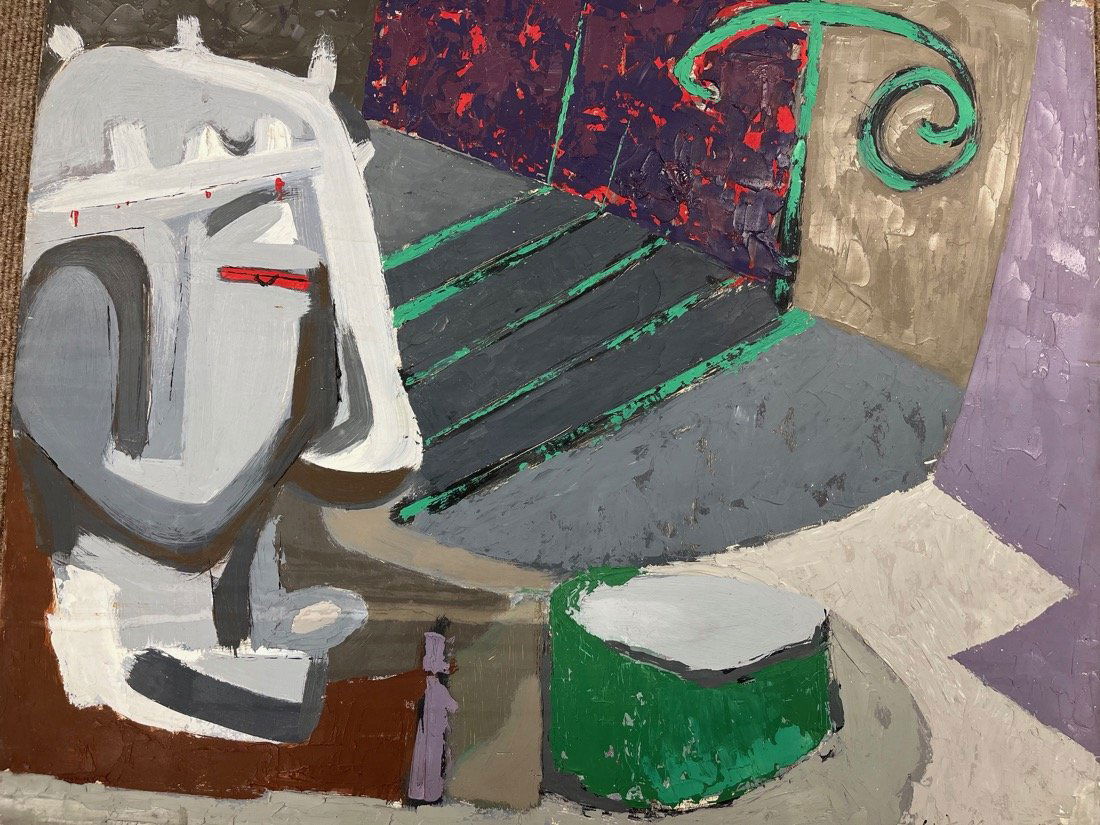 Modernist Feldman 1953, Cubist Experimentation work a la Leger (1 of 5)