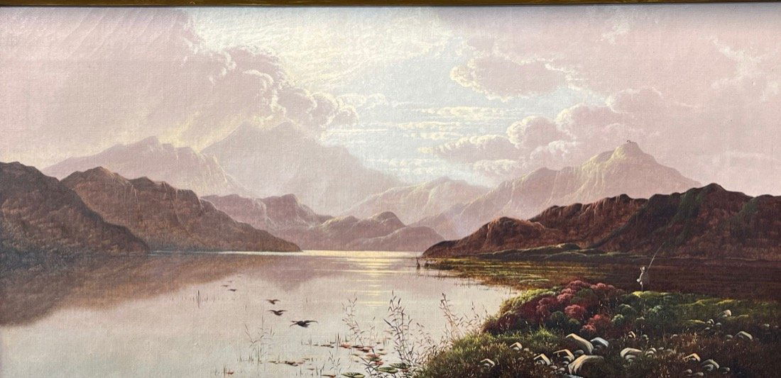 Scottish Moorlands by noted British Landscape Painter (1 of 6)