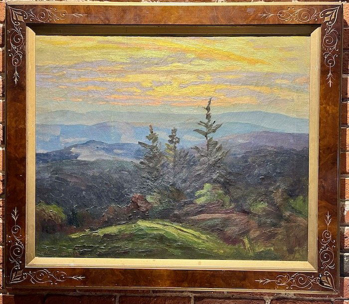 Providence School artist W. Alden Brown, Monadnock, NH sunset (1 of 4)