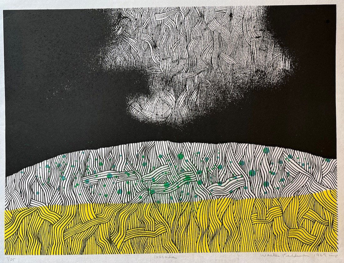 Modernist Walter Feldman's "Masada", 1969. (1 of 10)