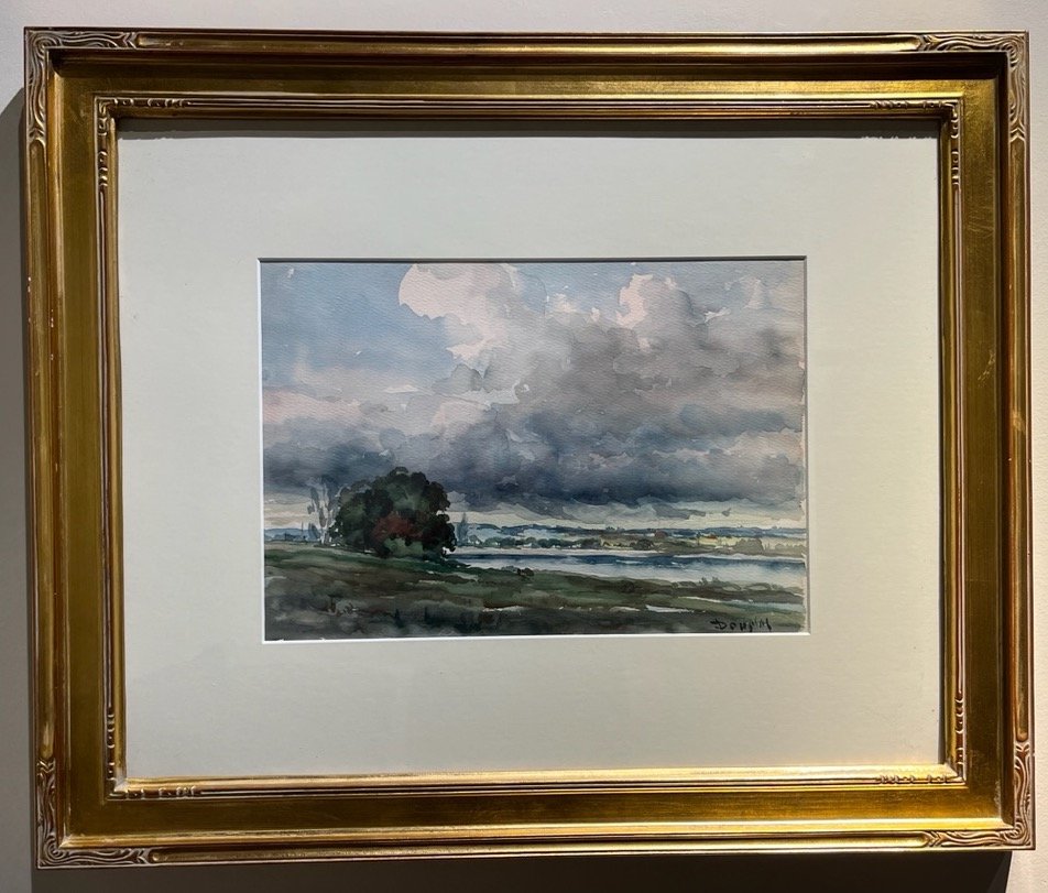 Providence School artist Narragansett Bay watercolor by Arthur Douglas (1 of 4)