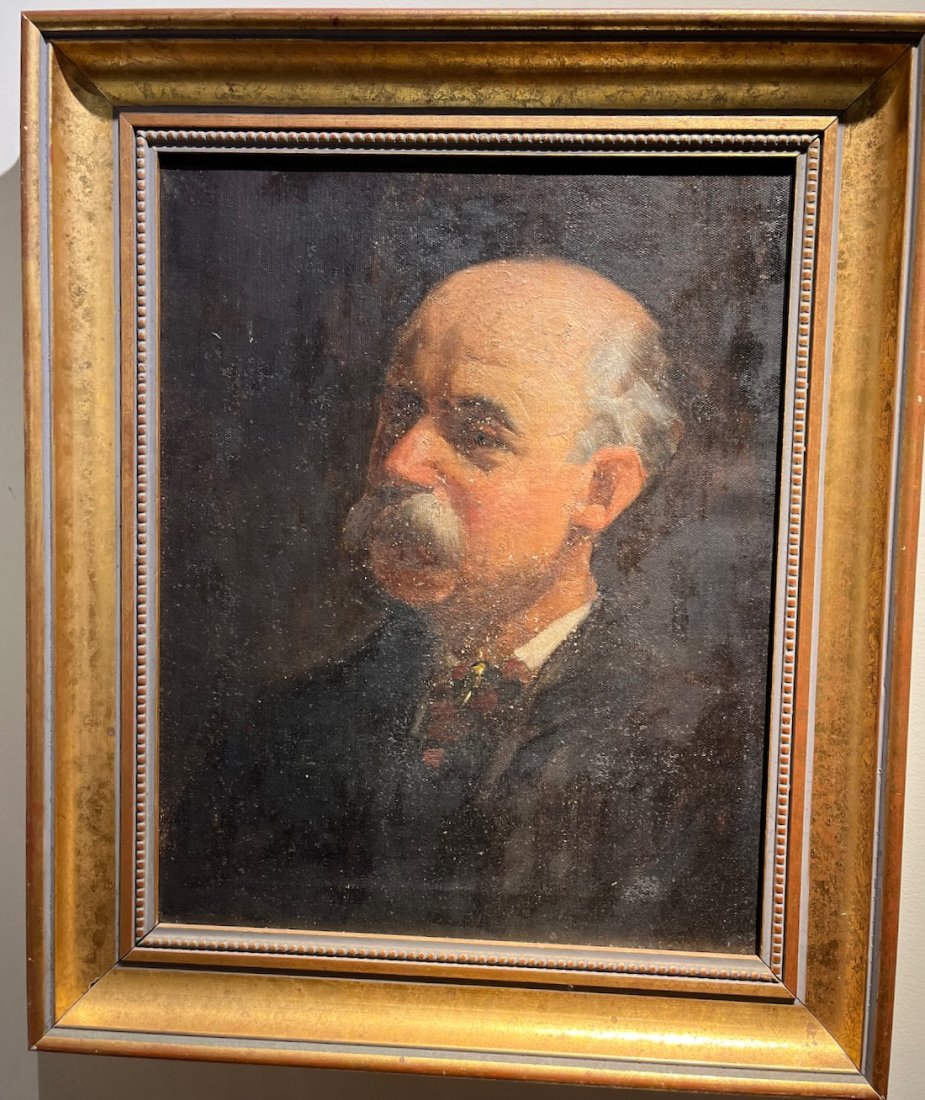 Providence School Artist portrait of Frederick Batcheller, another early Providence School artist. (1 of 6)
