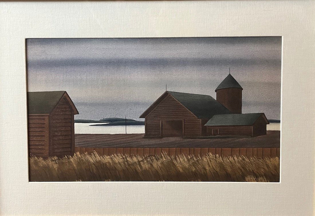 Hopper-Influenced Barn and Silo Farm scenes by Corbridge (1 of 5)