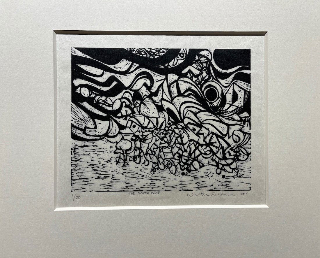 Premier Printmaker Walter Feldman's "The North Wind". (1 of 5)