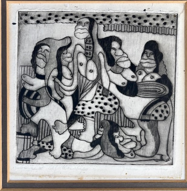 NYC WPA 1930's Printmaker Jean Artman (1 of 5)