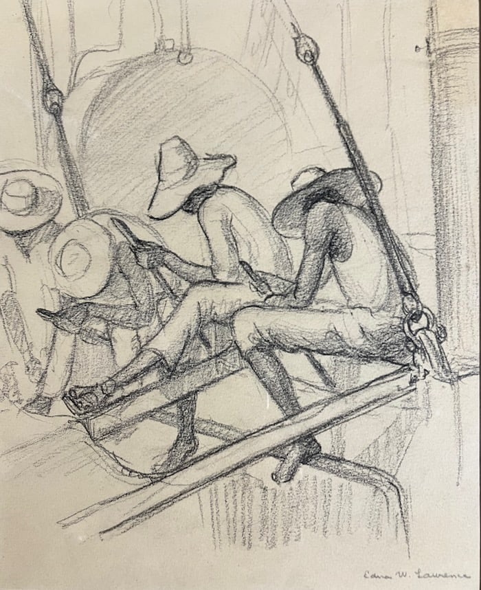 Providence School Master Draftsman Edna Lawrence (1 of 4)