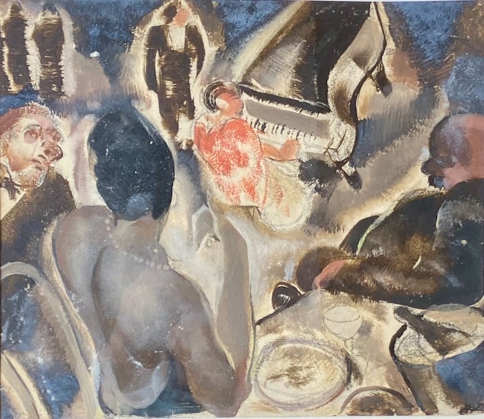 Providence School artist Percy Albee: Jazz Night Club (1 of 2)