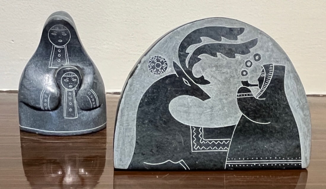 Vintage Siberian Inuit soapstone sculpture (1 of 6)