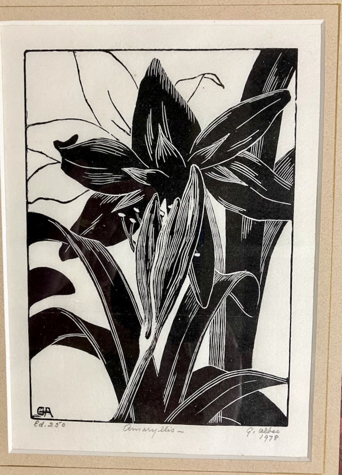 Providence School Master Woman Printmaker Grace Albee (1 of 5)