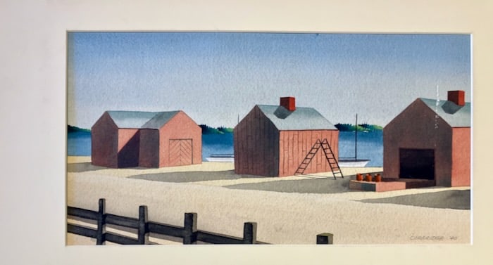 Provincetown scene by Edgar Corbridge (1 of 6)