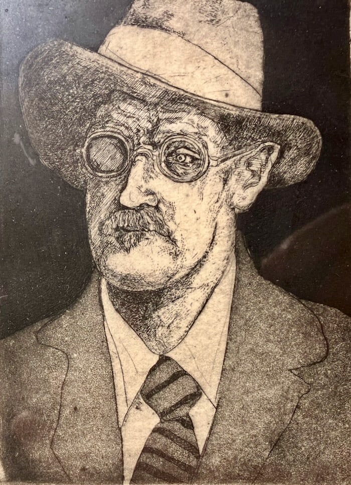 Printmaker: Literary Legend James Joyce (1 of 5)