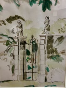 Newport Mansion scene by J.D. Herbert