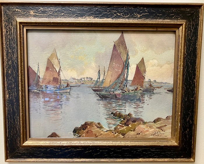 Providence School artist Dyer: Homage to the American Sailing Vessel (1 of 5)