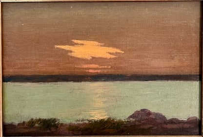 Dramatic Twilight scene by providence School artist