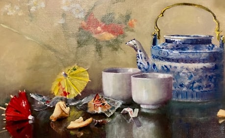 Masterful still life by RI artist