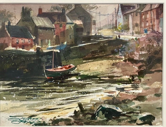 RI Watercolorist Spencer Crooks (1 of 4)