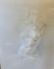 Female torso by RI portrait artist Denise Baxter