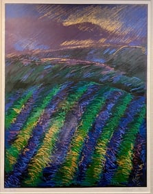 Large color silkscreen Landscape
