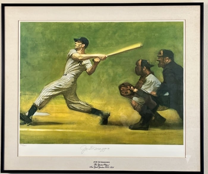 The Yankee Clipper signed lithograph - 2