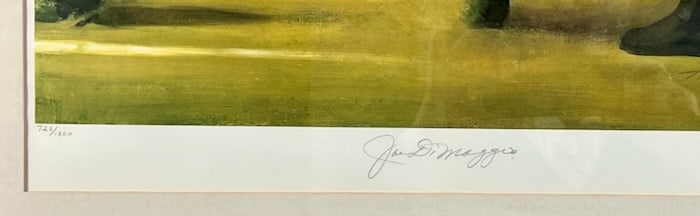 The Yankee Clipper signed lithograph - 4