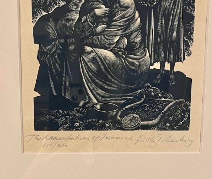 Master Printmaker Fritz Eichenberg Woodcut - 4