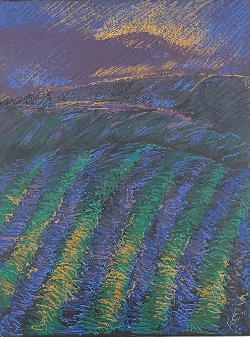 Large Color Silkscreen Landscape - 2