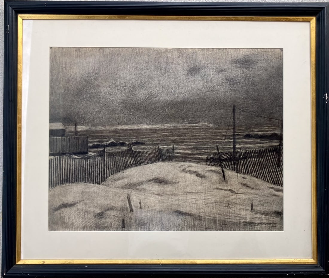 Westerly Beach Scene by Macomber - 2
