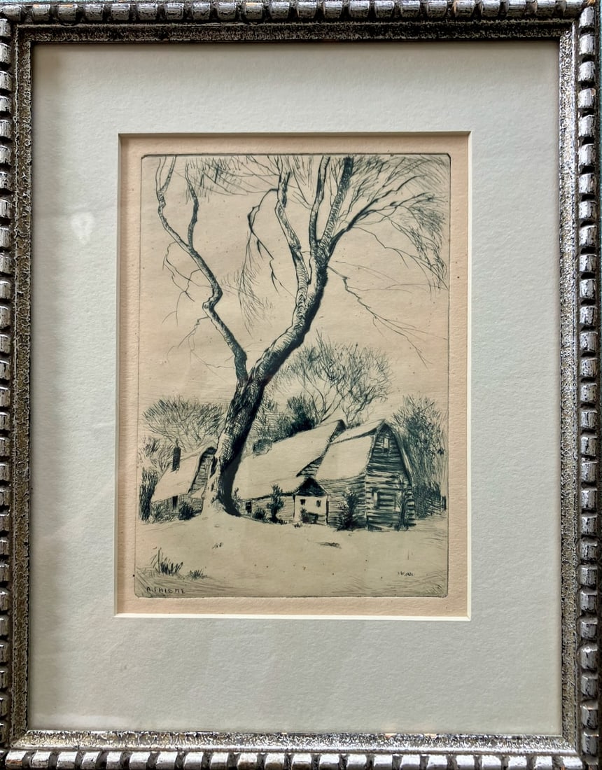 Anthony Thieme etching - 2