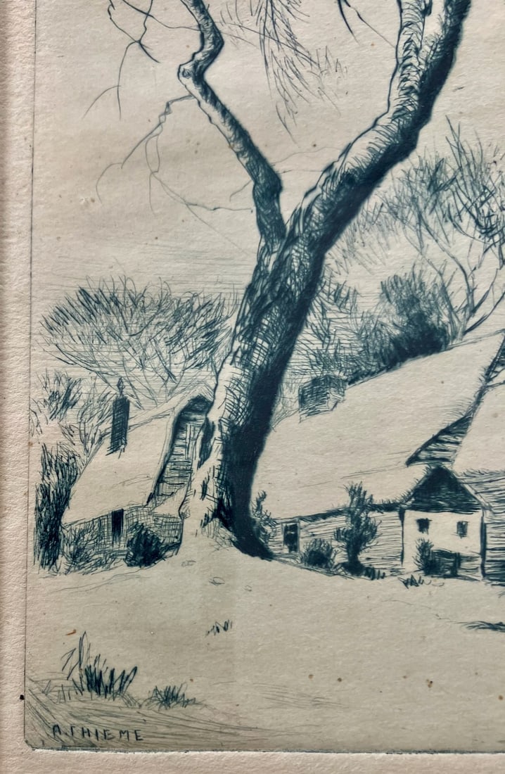 Anthony Thieme etching - 3